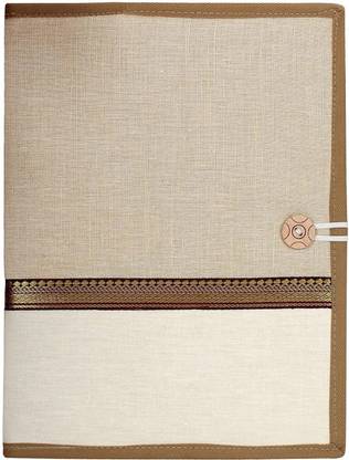 CAMPIO Fabric and Jute File Folder