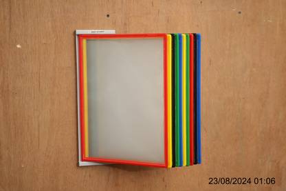 Vikrant Metal A4 Information organiser wall unit with 5 Folder Multi coloured