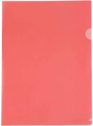 SHINING ZON Polypropylene Red Colour L Folder