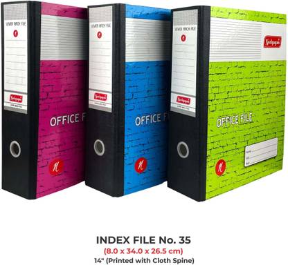 NEELGAGAN Index File No. 35 Printed (Lever Arch – Box File) (26.5cm x 8.0cm x 34.0cm) Index File