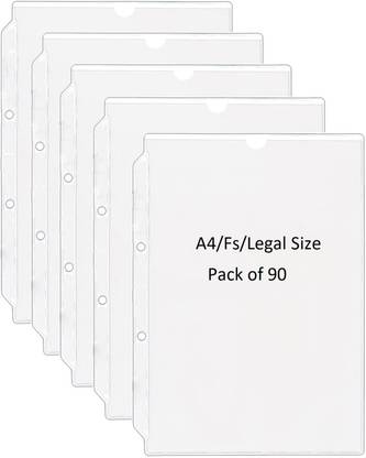 SHINING ZON PVC Punch Folder File For Documents Certificates