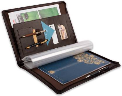 MRD Faux Leather File Folder