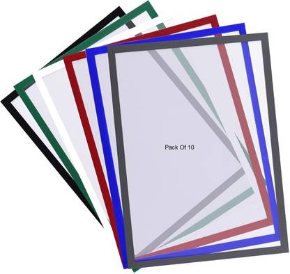 SHINING ZON Plastic Adhesive Magnetic File Folder For Documents Certificates