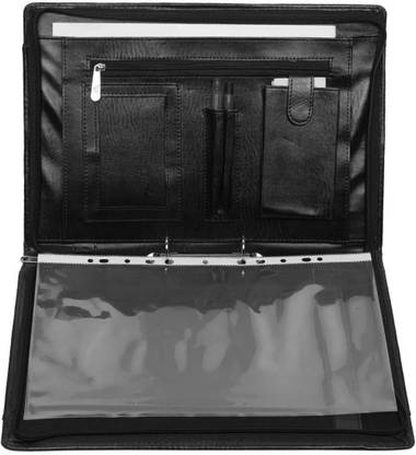 ZesTale Premium Leatherette 2 RIng Document Folder (without leaf)