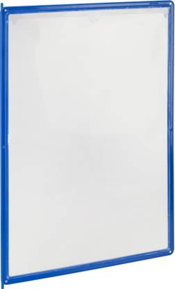 World One PP Info Organizer Wall Mount Hanging Display Panel Folder without Hanger Made from PP Material, Transparent Pocket, Smooth Mechanism for Easy Flipping, Thick Plastic Border for Strength, Assorted, Size A3