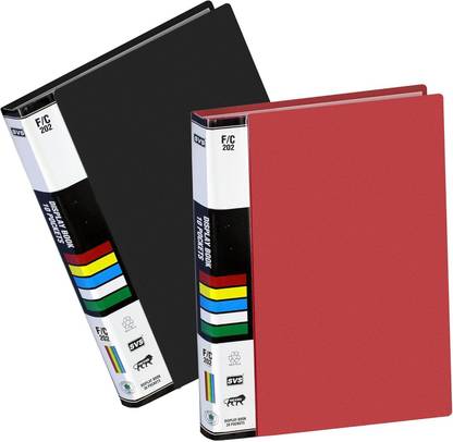 TULMAN 10 Pockets Full Scape Bound A4 Size Presentation Display Book Document Organizer F/C Paper