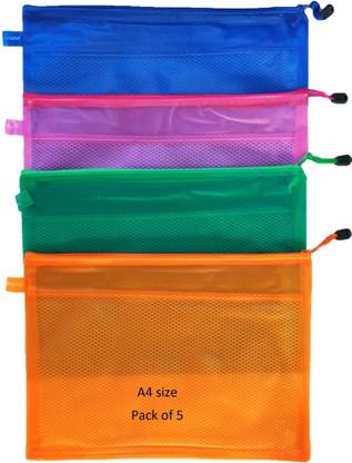 SHINING ZON Plastic Document Pouch