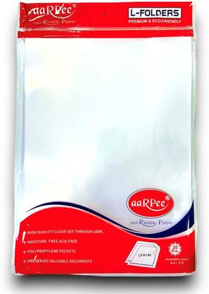 SHINING ZON L Folder Clear L Type Folder For Documents Certificates