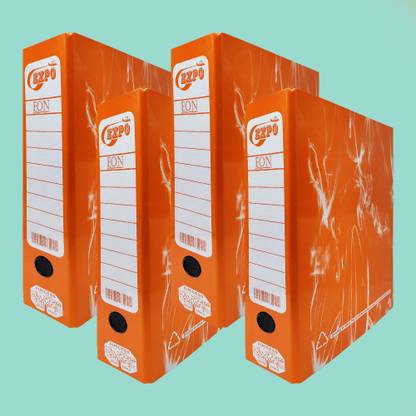 Expo Cardboard Laminated Office Lever Arch Box File Folder Style Yellow Cover File Certificate & Document