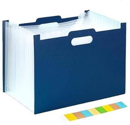 Original Mart plastick Expanding File Folder, 13 Pockets Accordian File Organizer