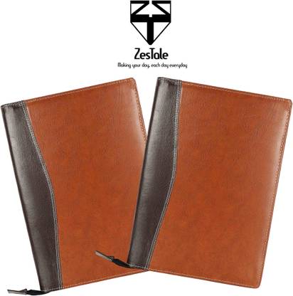 ZesTale Premium Leatherette Multipurpose PU Leather Document Folder