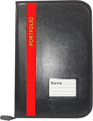 Parthav PU Leather Office Document,Certificate File Folder With 20 Leefs for A4/FS Document