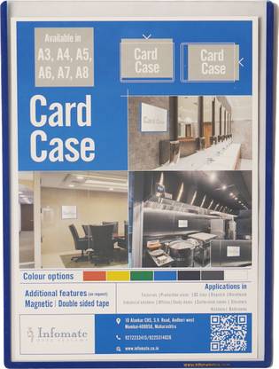 Infomate PP Document Holder A4 size - Card Case