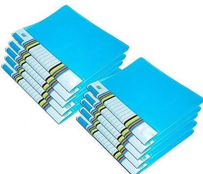 GPN PRINT Plastic Plastic Transparent A4 Size Report File Folder Documents Clip File Folder for Certificates/Letter/Report/File