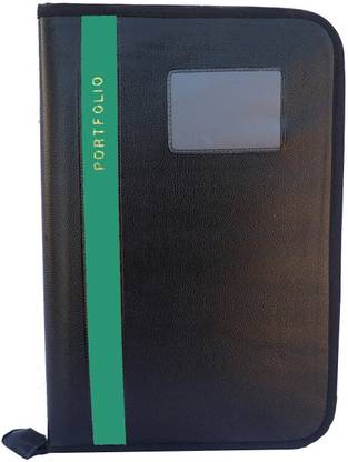 Kopila Synthetic Leather Professional Look 20 Leaf's (50 Micron) A4/FS Size office fie/document Bag/Certificate/Report/file folder Set of 1 Grey file