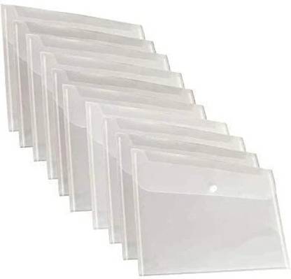 CAMPIO Plastic A4 Transparent Envelope Holder Storage Case