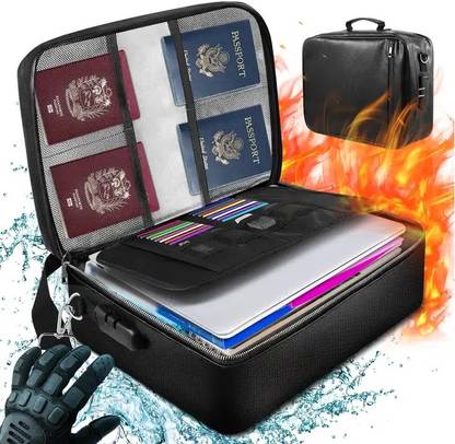 Voltegic Silicone Coated Fiberglass::Thermal Insulated Cotton::Aluminium Foil Expanding File Boxes