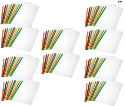 Alusters Stick File Folder A4 Size Transparent Strip File for Document Projects file