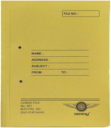 MME Card Board Premium Quality office file, cobra file