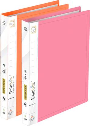 KARP Durable Pp Plastic 30 Pocket FS Size Presentation Display Book Folder File