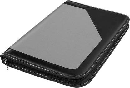 THR3E STROKES PU leather Multipurpose 24 Sleeve File Folder to Store A4 Professional Files and Folders, Certificate, Legal Size Documents Holder (Set Of 1, Multicolors)