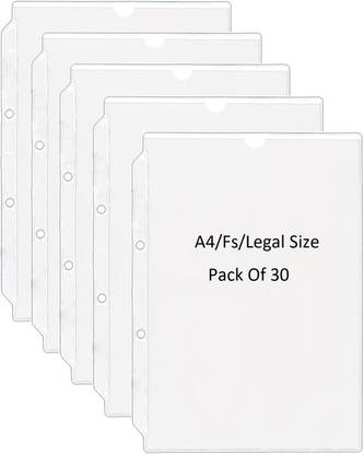 SHINING ZON PVC Punch Folder File For Documents Certificates