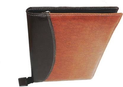 Kopila PU 20 Leef's 50 Micron Premium Quality Office Document Bag file folder Set of 1 Black & Brown