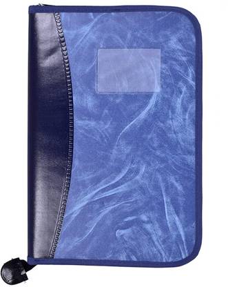 CAMPIO PU Leather 20-Leaf File Folder Interview Portfolio Professional Certificate Document Holder