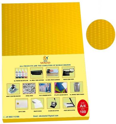 Momad PVC Spiral A4 Binding Sheet