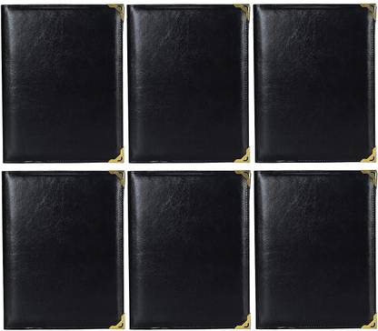 MPRI Raxine Restaurant Menu Book cover with 4 Leaflets (11" x 8") (Set Of 6, )