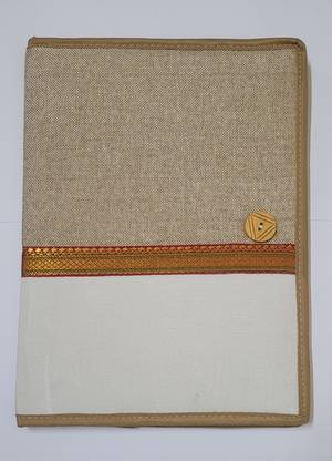 madisclub JUTE CLOTH FILE FOLDER