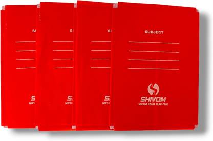 Shivom Cardboard four flap file