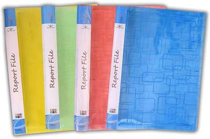 CAMPIO Polypropylene (PP) File Folder Case, Report File A4 Size for Presentation File/Report File