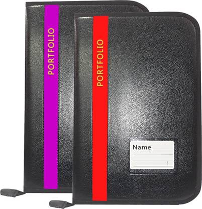 Parthav PU Leather Office Document,Certificate File Folder With 20 Leefs for A4/FS Document