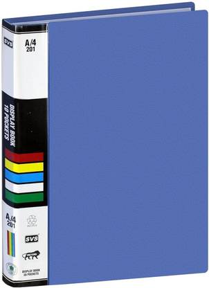 TULMAN A4 Paper 10 Pockets Bound Presentation Display Book Portfolio File Folder
