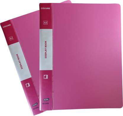 Lakshari Stores Propylene Plastic 40 Pocket Sleeve Leaf Professional A4 Size Documentt Folder File Certificate Display Book