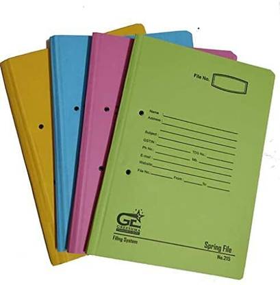 Ciconia Cardboard Multipurpose Cobra Spring File,Colleges and Home Documents