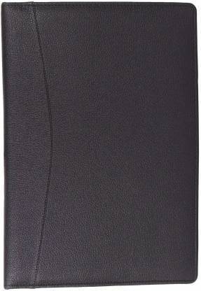 Lemork Leatherette Material Professional File Folders. Document Folder for certificates with 30 Leafs Document Bag Black File Folder