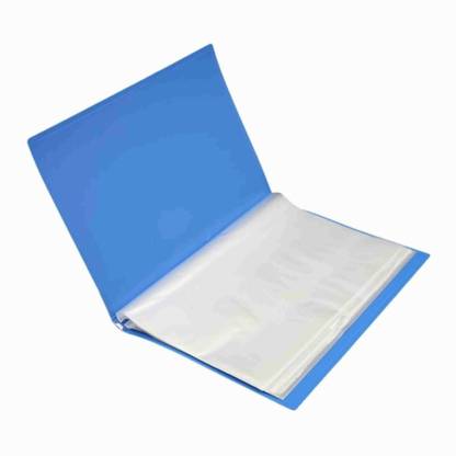NEELGAGAN No.39 Plastic Economy Display File A4 Size - 20 Pockets Plastic Portfolio File (Suitable For A4 Size Documents)