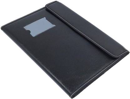 KKSW Leather Executive File Folder for A4 Size Document for Office Use (10 Sleeves)