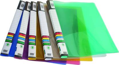 CAMPIO Polypropylene (PP) 10 Pcs Transparent File Folder Case, A4 Size Presentation File