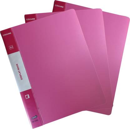 Lakshari Stores Propylene Plastic 20 Pocket Sleeve Leaf Professional A4 Size Documentt Folder File Certificate Display Book