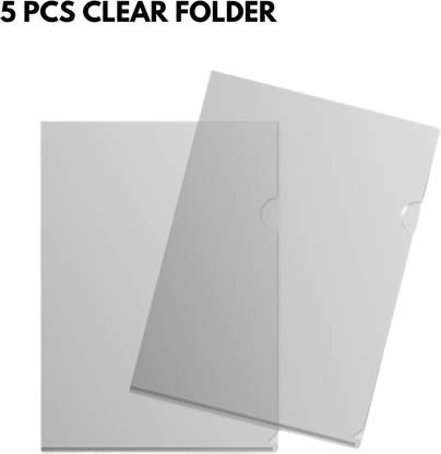UNIXAA Plastic Clear Folder A4