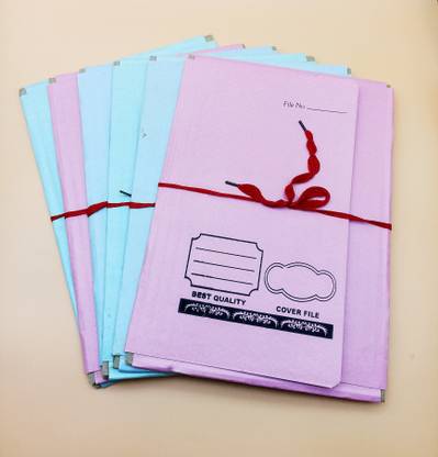 CRAFTWAFT Best Quality Paper Board Matt Cover File Document Folder Four Fold COVER FILE