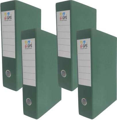 GPS Colour Your Dreams Cardboard Box File for Office Lever Arch Clip Binder Folder Index Cover for A4 Size