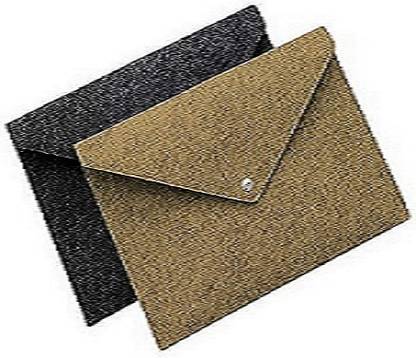 Advance Geotextile Felt Fabric Felt Document Folders Portable File Holder Organizer with Button Closure
