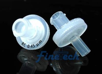 FineTech 13MM HYDROPHOBIC NON -STERILE PTFE SYRINGE FILTER 0.45UM Filter Paper