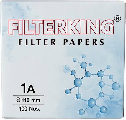 filterking Filter Paper A1 (110 mm) -Round Pack of 100 Nos Filter Paper
