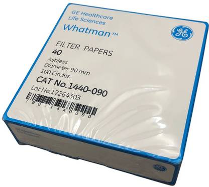 LABSOUL Whatman Filter Papers, (grade 40 1440-90) Round Sheets Pack of 100 Filter Paper
