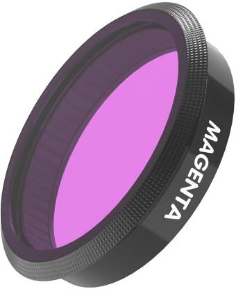 Lyla Waterproof Sports Camera Lens Protective Filter for DJI OSMO ACTION Magenta Clear Filter